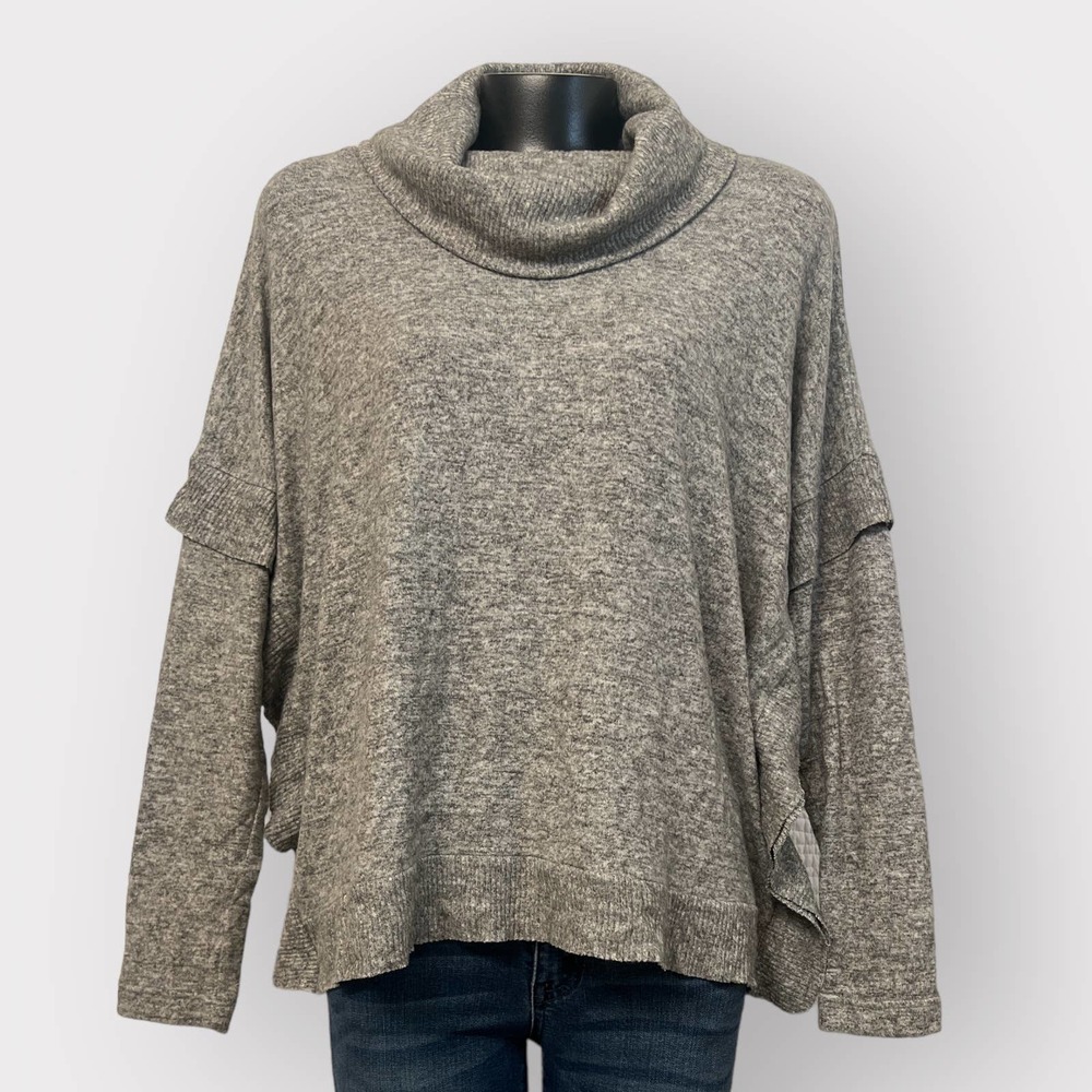 Anthro Postmark NEW Womens Oversized Cowlneck Knit Top sz S Long Sleeve Sweater